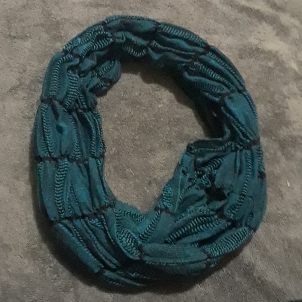 Turquoise fashion scarf